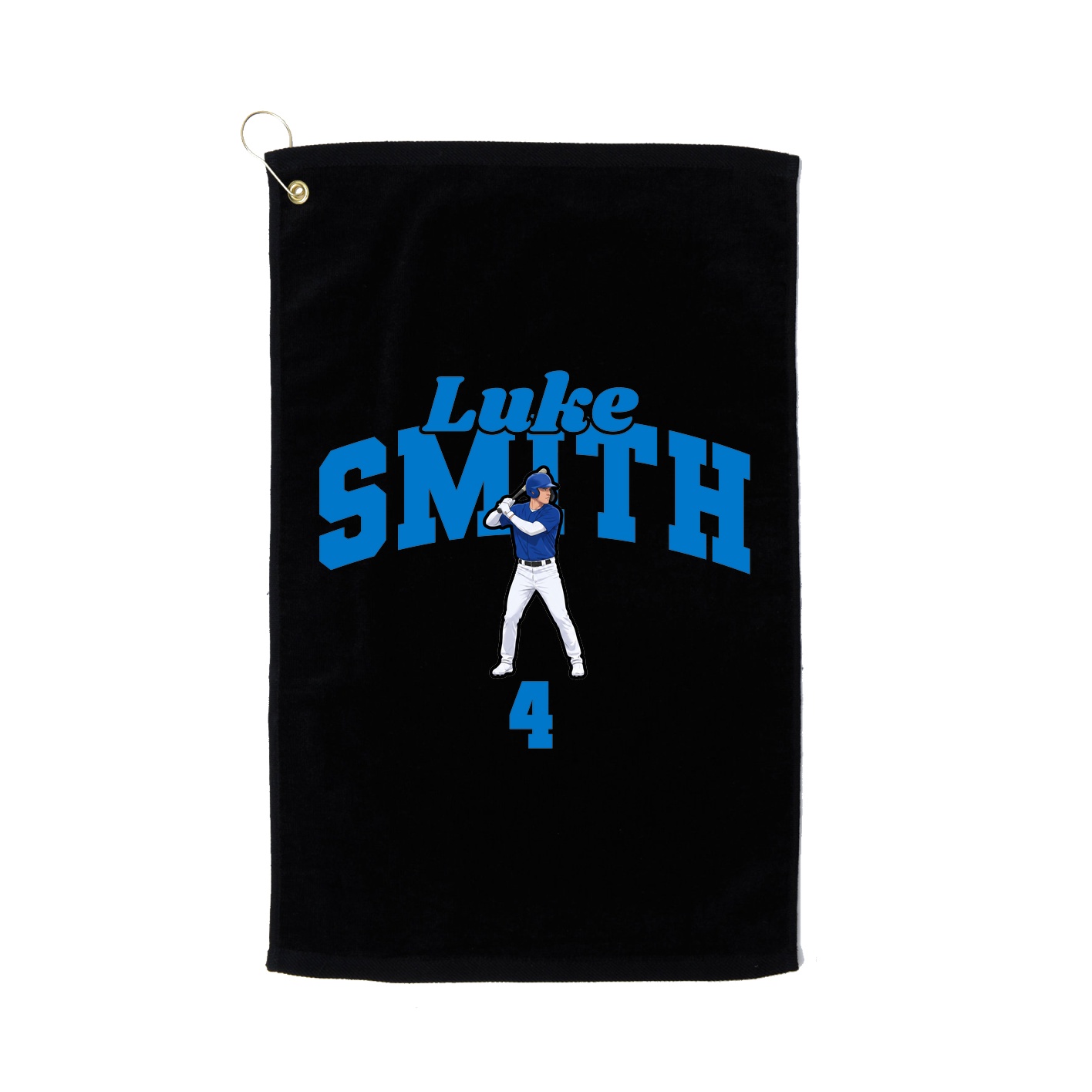 Golf Towel — Signature Arch in Black