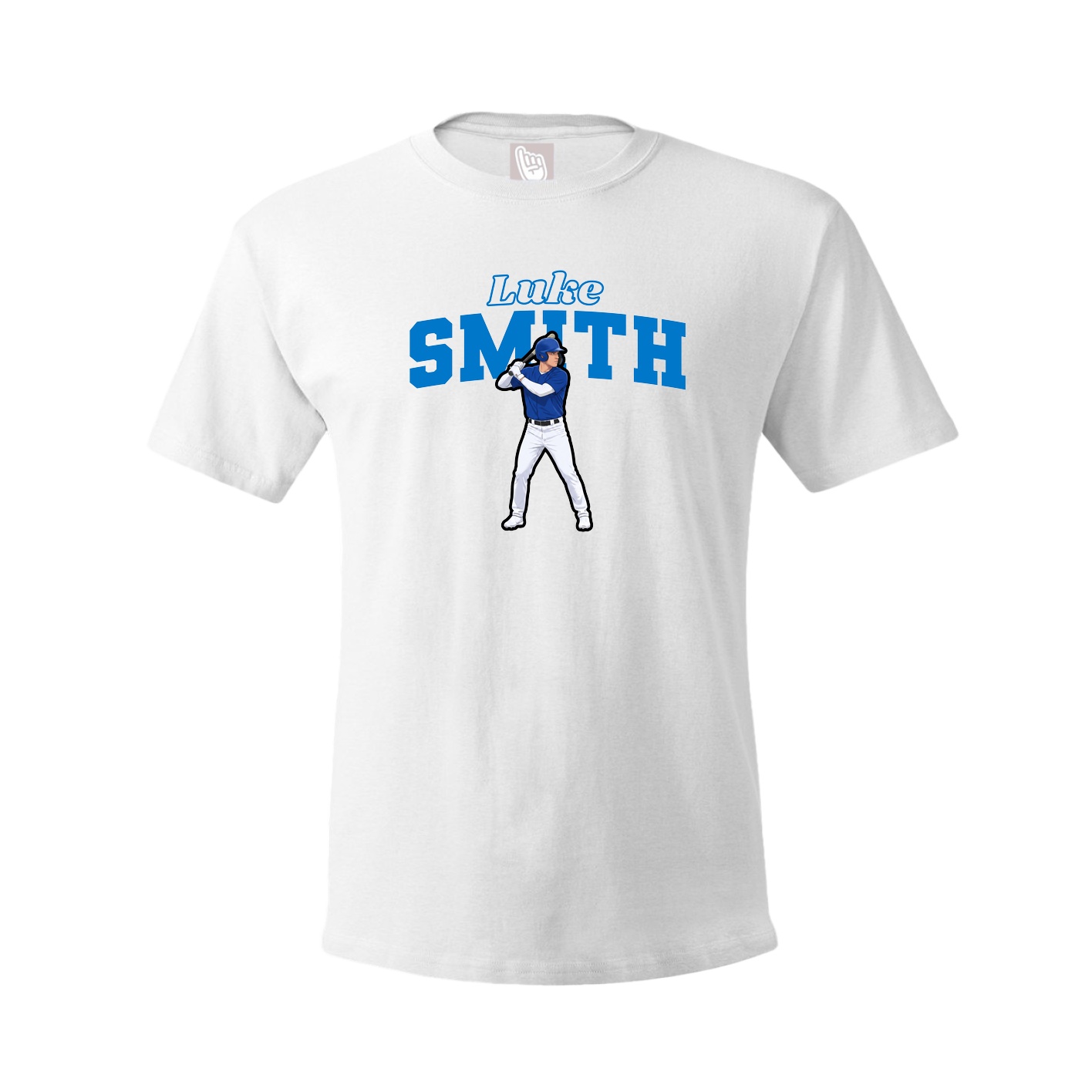 Tee — Name Arch in White