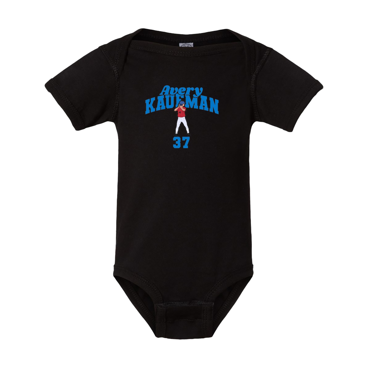 Baby Onesie — Signature Arch in Black