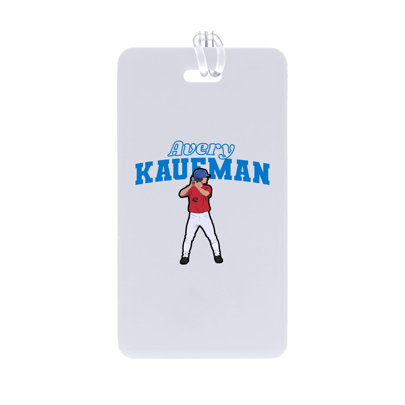 Bag Tag — Name Arch in Classic
