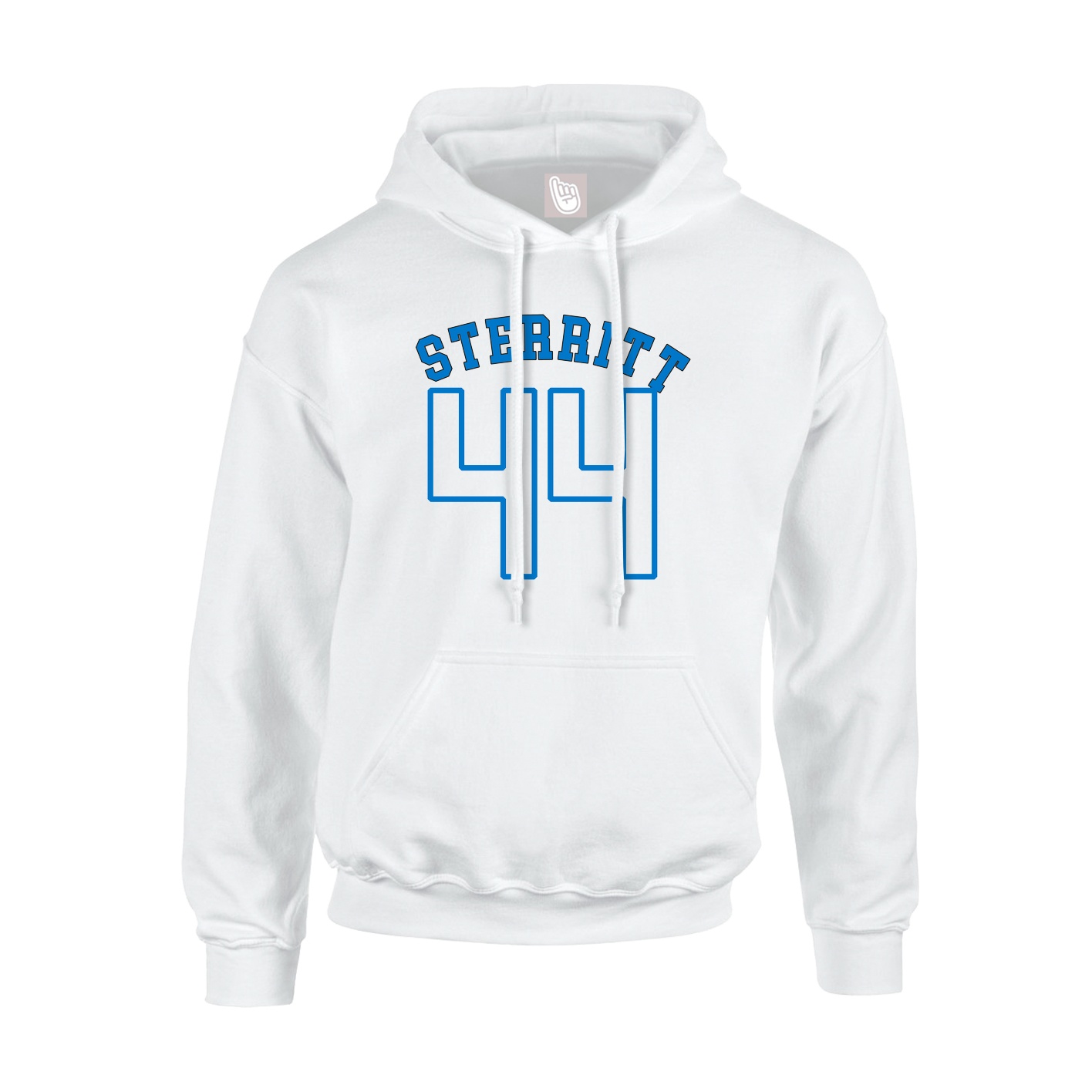 Hoodie — Shirsey Arch in White
