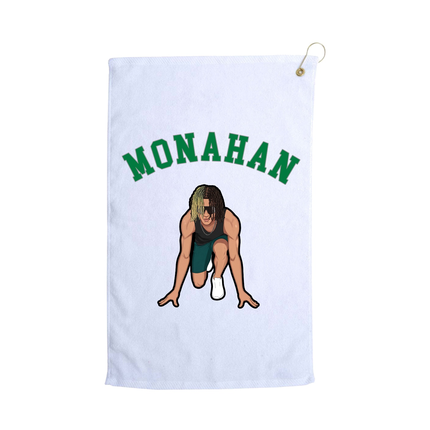Golf Towel — Shirsey Arch in White