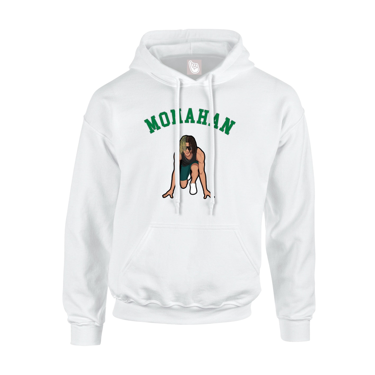 Hoodie — Shirsey Arch in White