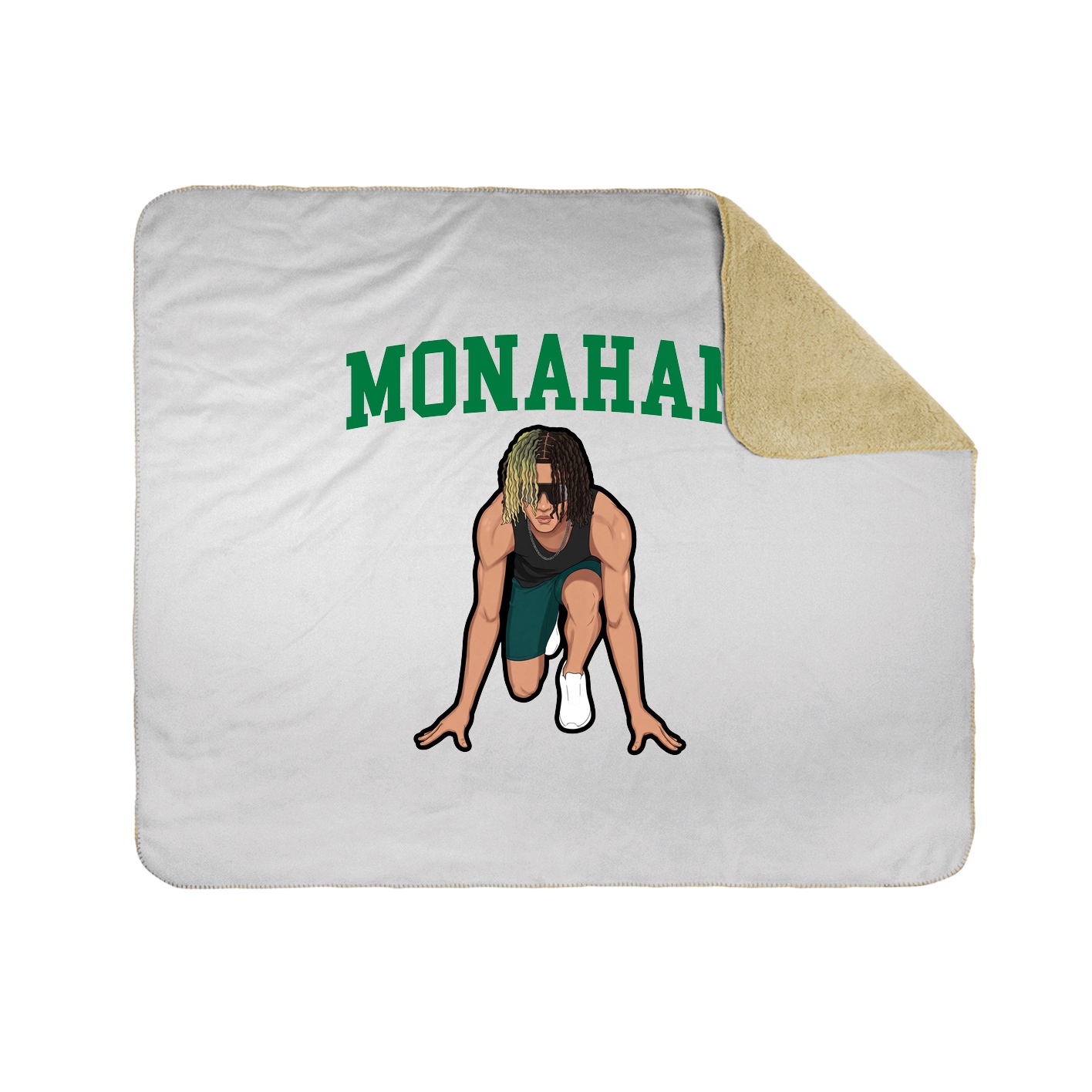 Throw Blanket — Shirsey in White