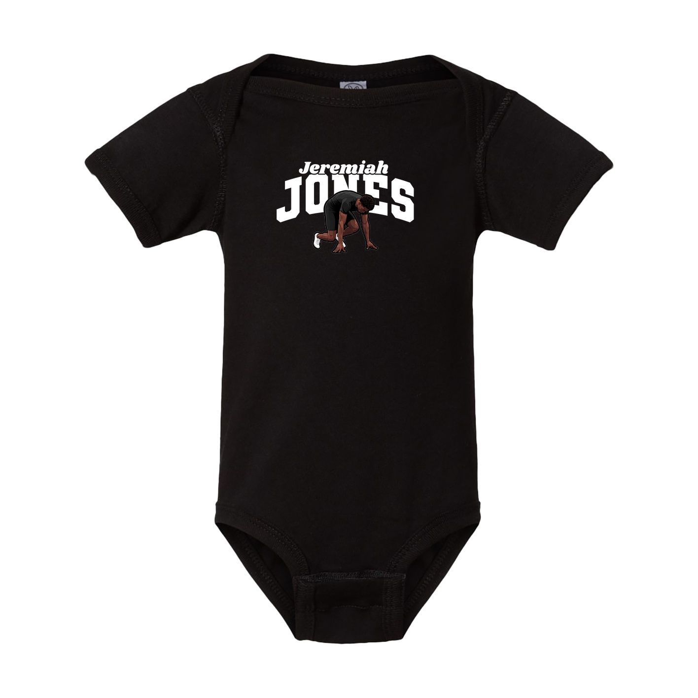 Baby Onesie — Signature Arch in Black