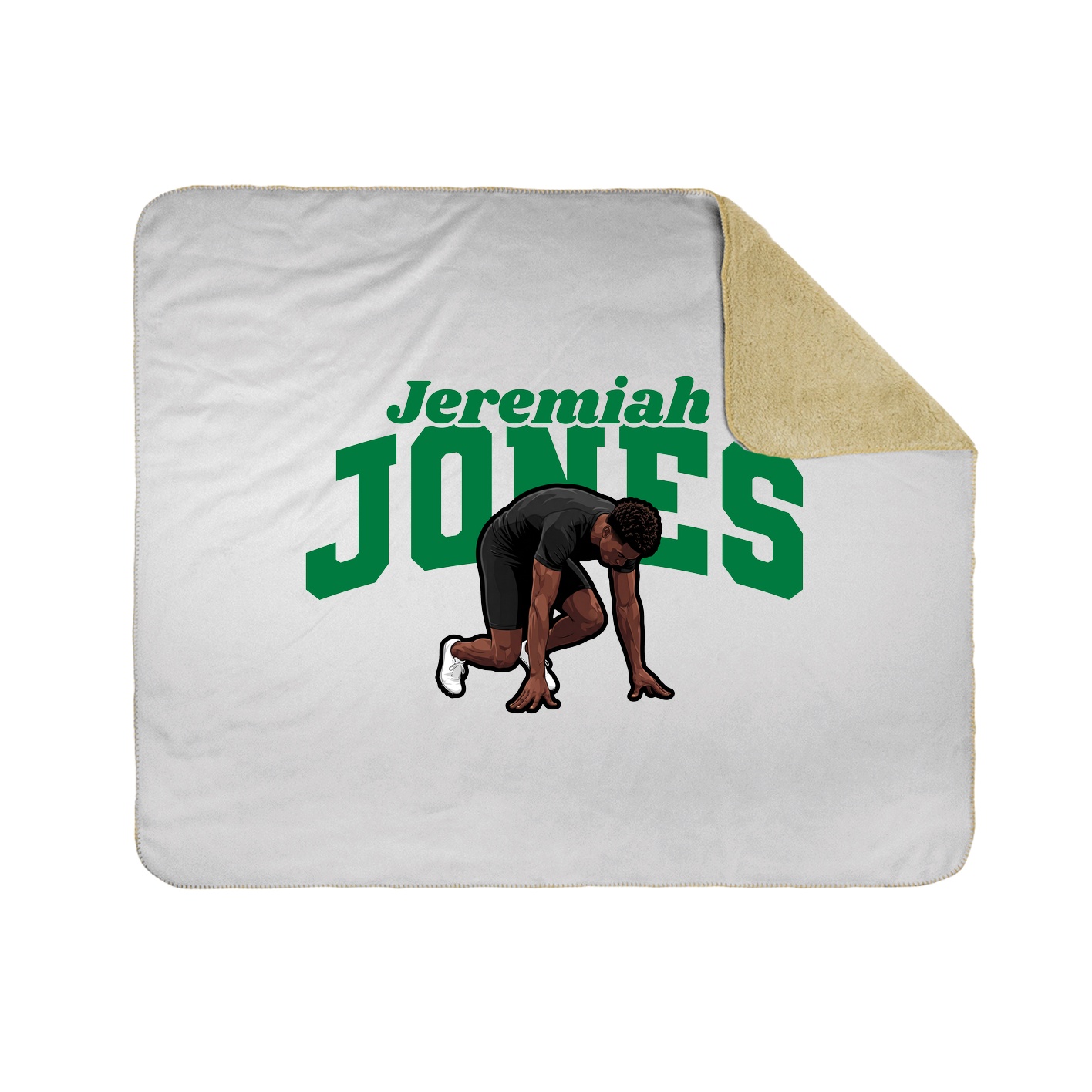 Throw Blanket — Signature Arch in White