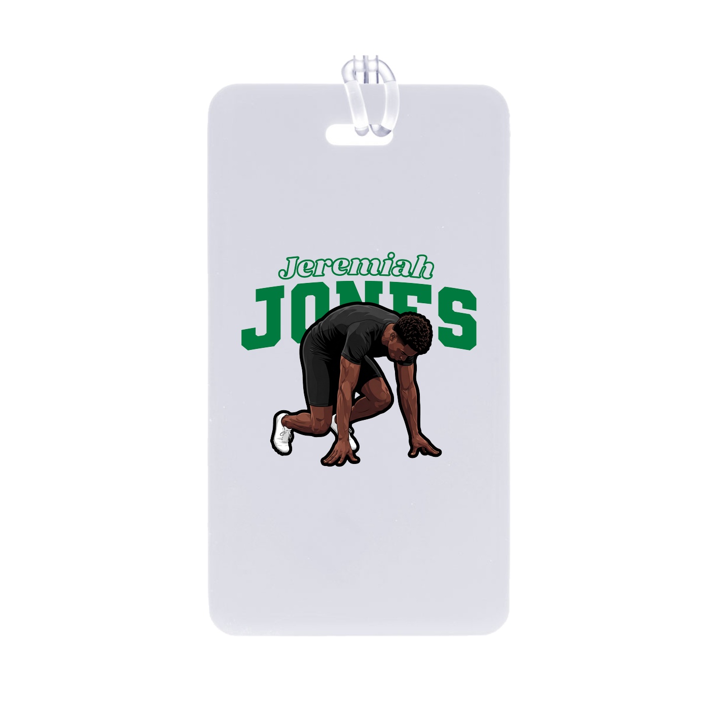 Bag Tag — Name Arch in Classic