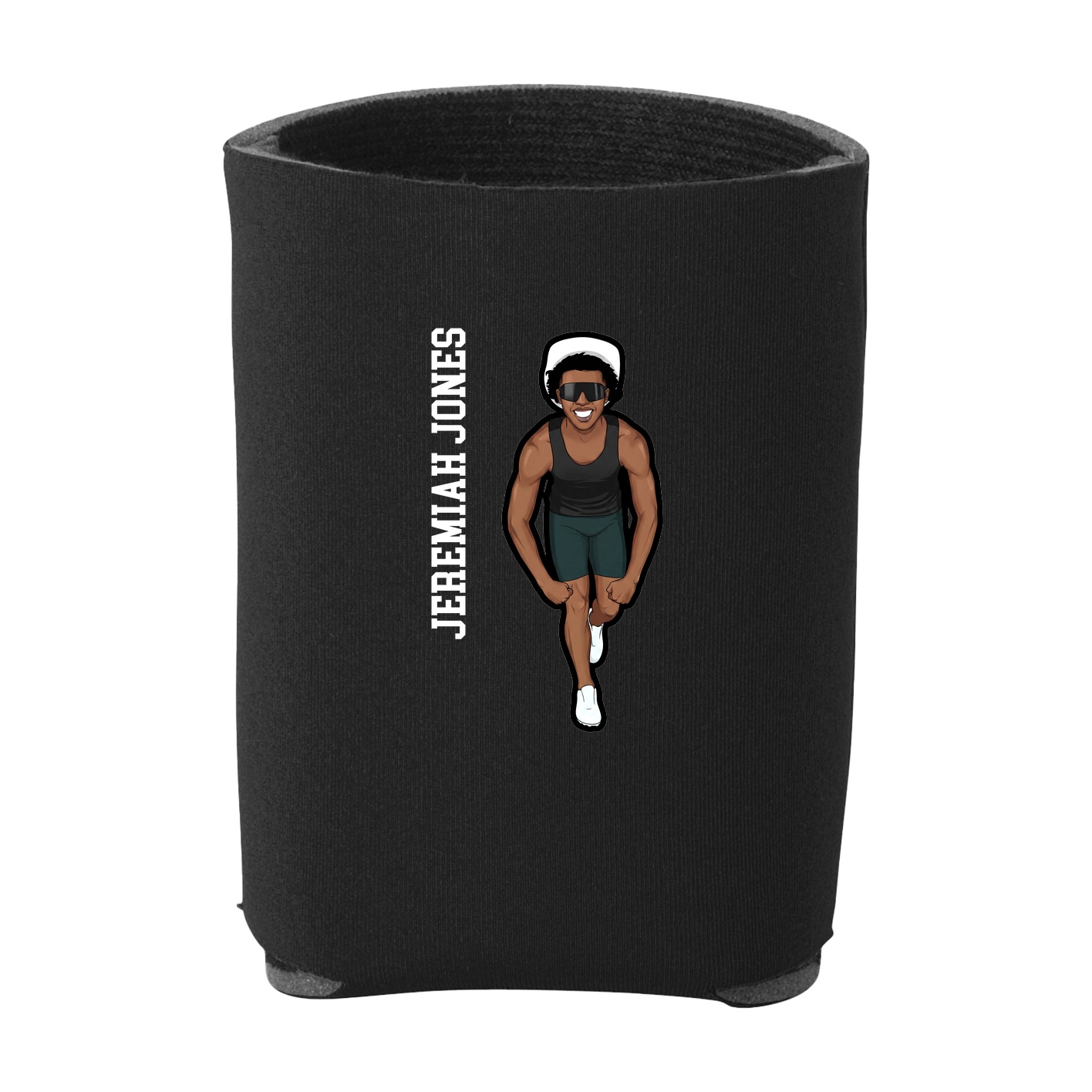 Can Holder — Name Vertical in Black