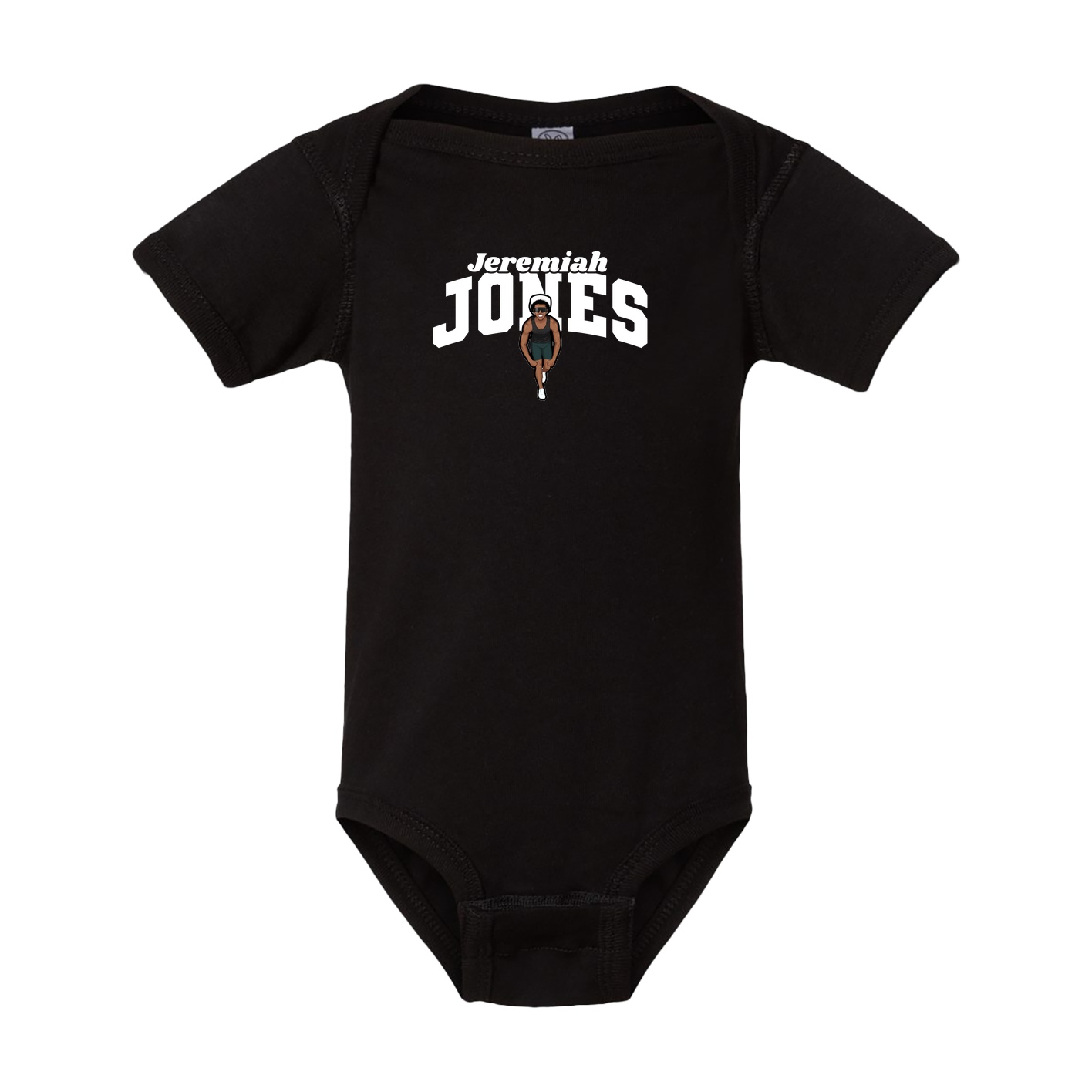 Baby Onesie — Signature Arch in Black