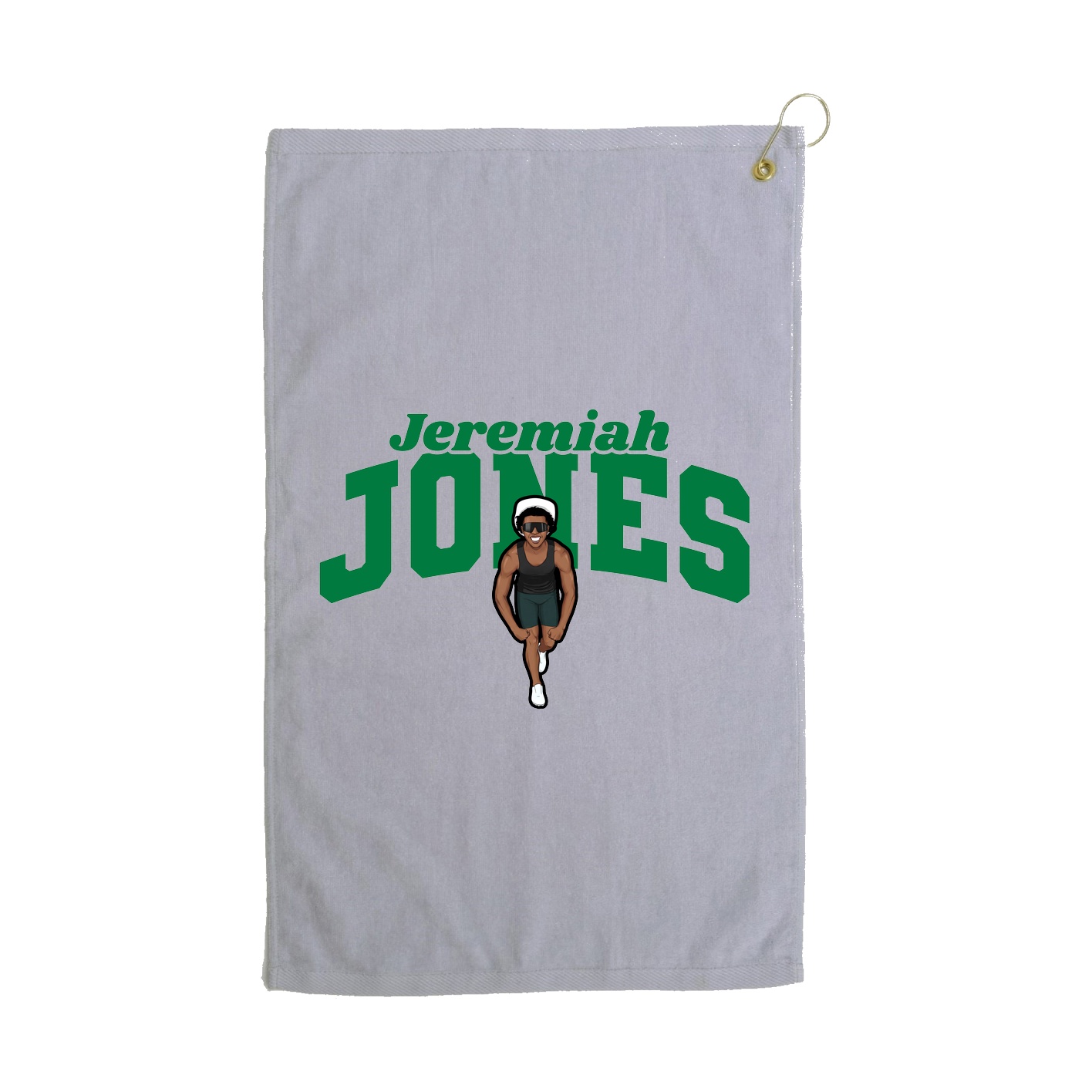 Golf Towel — Signature Arch in Grey