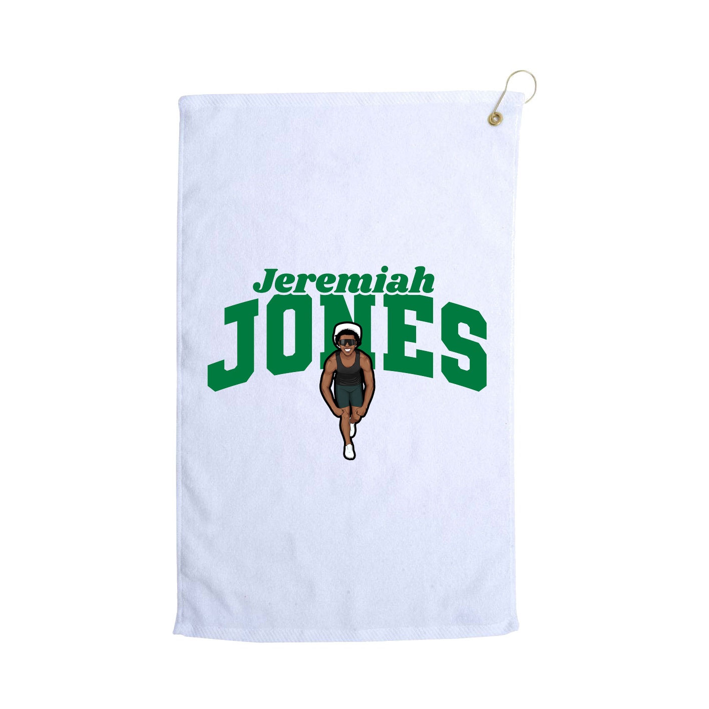 Golf Towel — Signature Arch in White