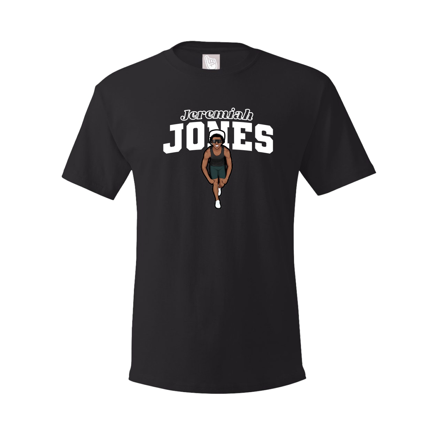 Youth Tee — Name Arch in Black