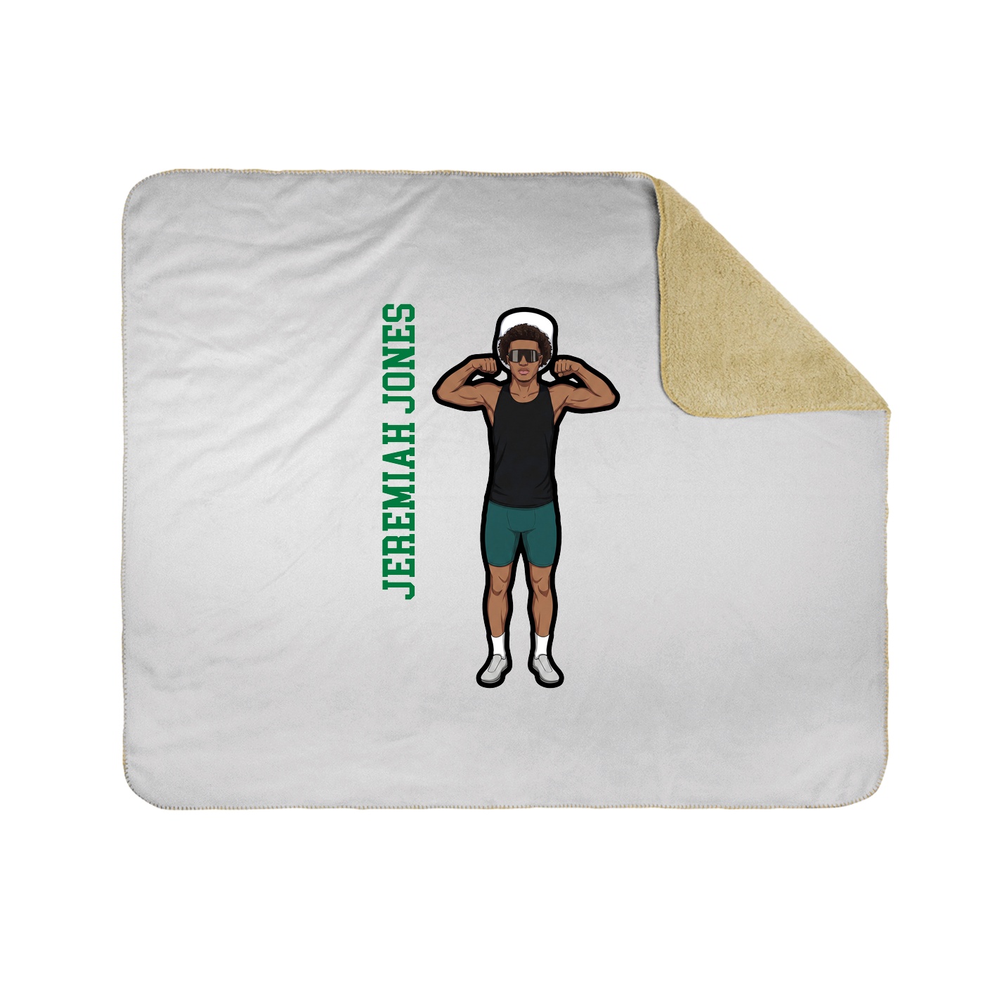 50x60 Sherpa Lined Throw Blanket