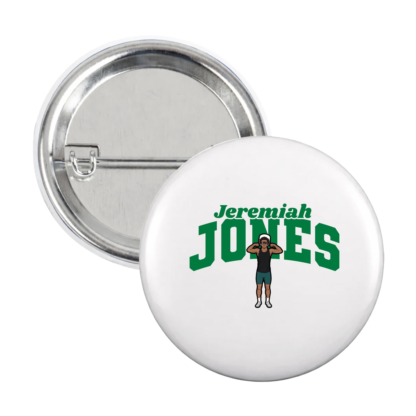 Game Day Button — Signature Arch in White