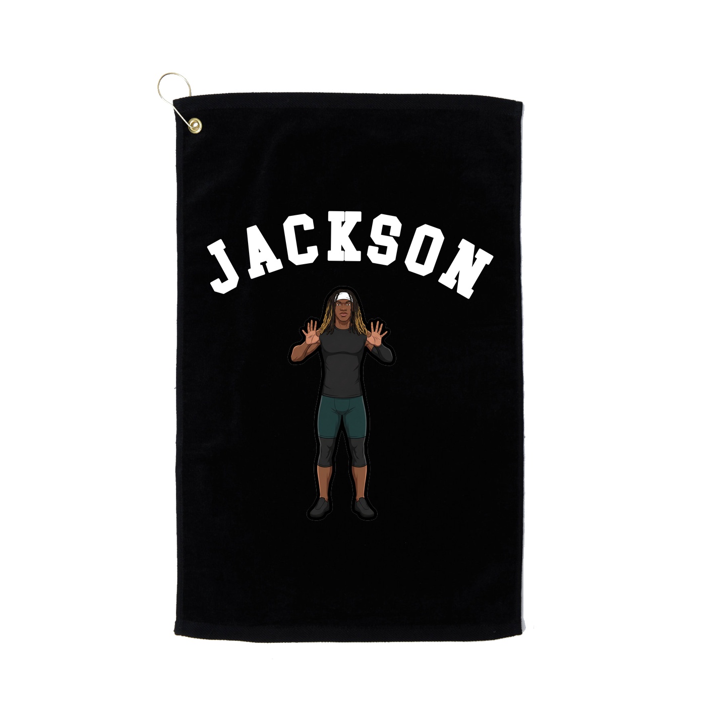 Golf Towel — Shirsey Arch in Black