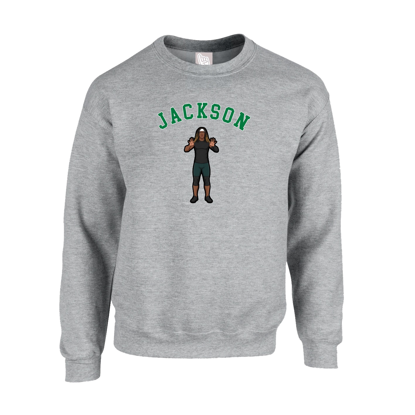 Fleece Crew — Shirsey Arch in Grey