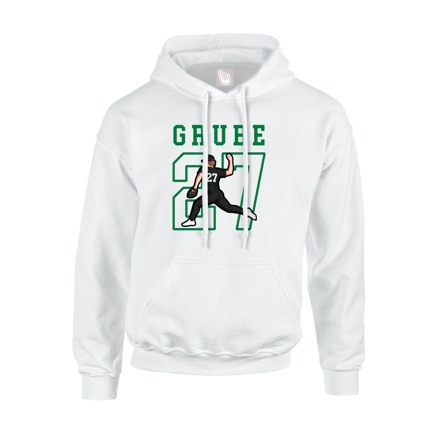 Hoodie — Shirsey in White