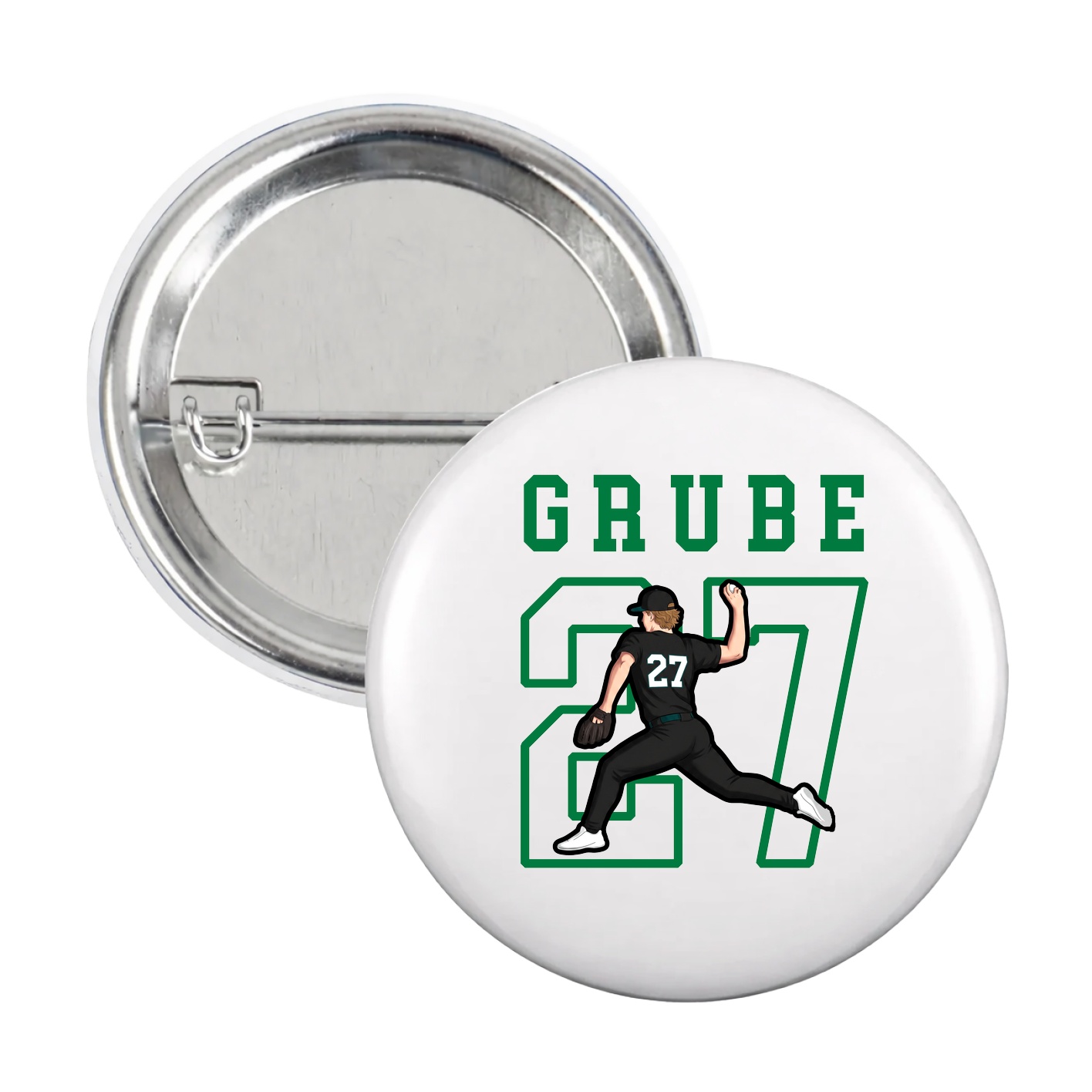 Game Day Button — Shirsey in White