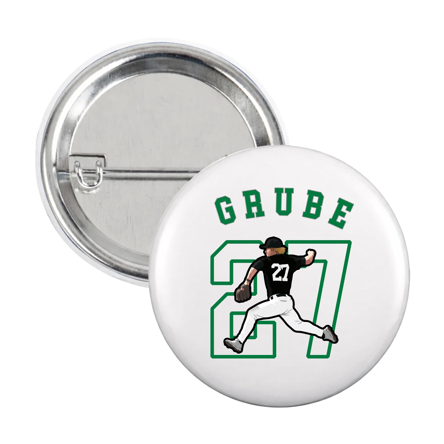 Game Day Button — Shirsey Arch in White