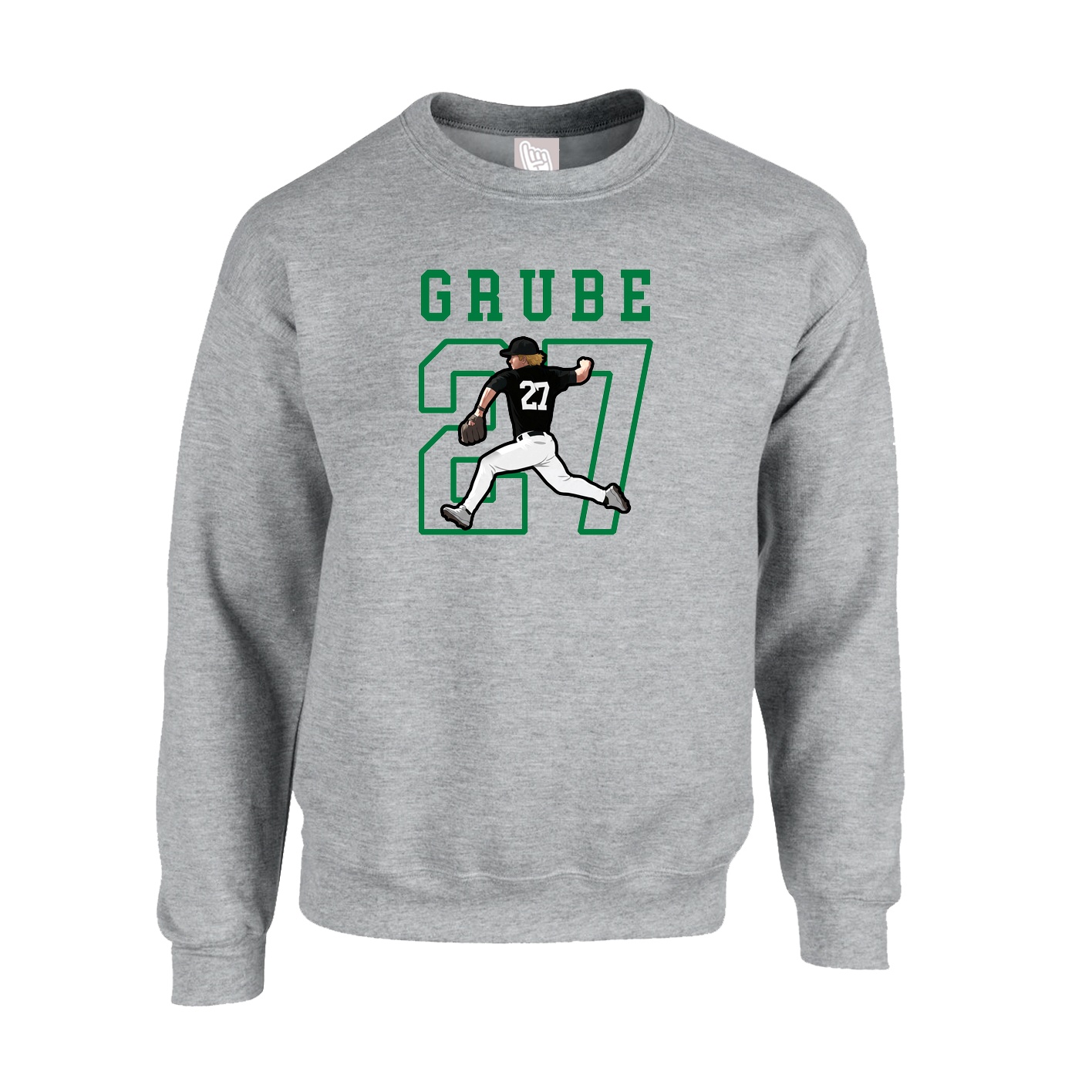 Fleece Crew — Shirsey in Grey