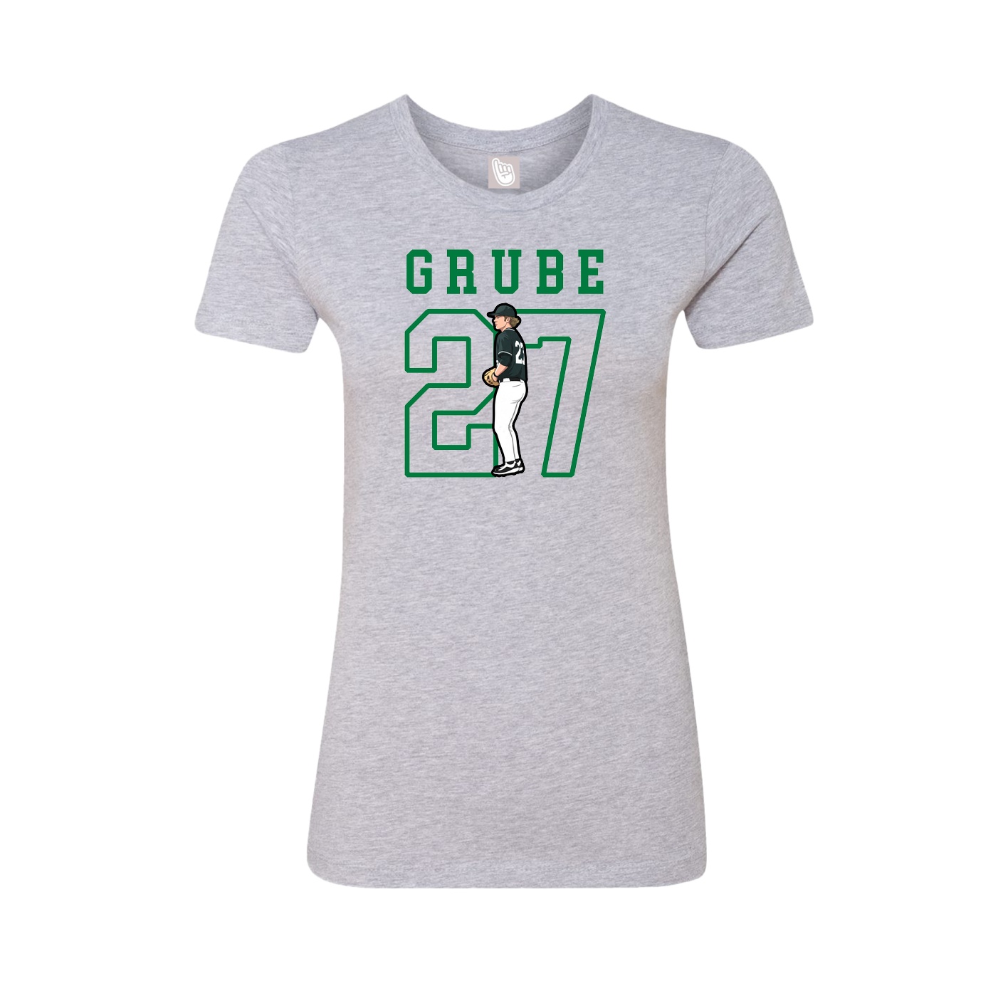 Fitted Women's Tee — Shirsey in Grey