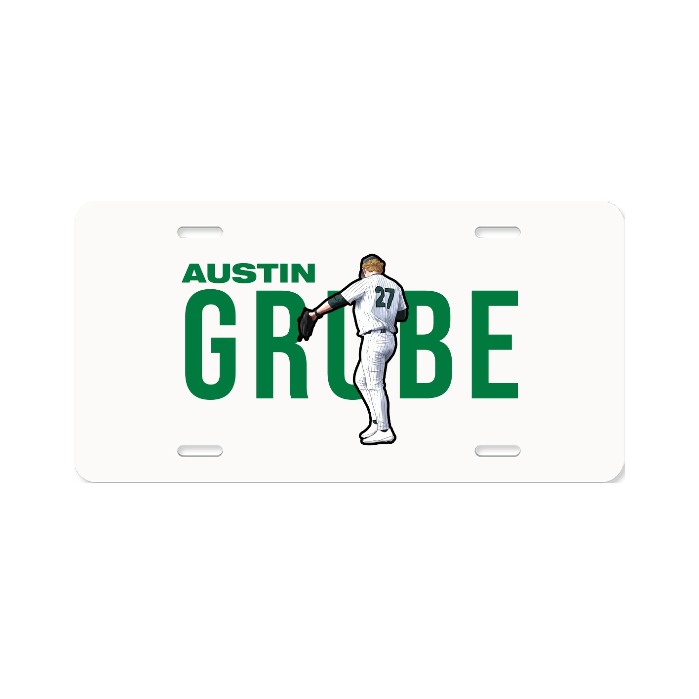 License Plate — Player Name in Classic