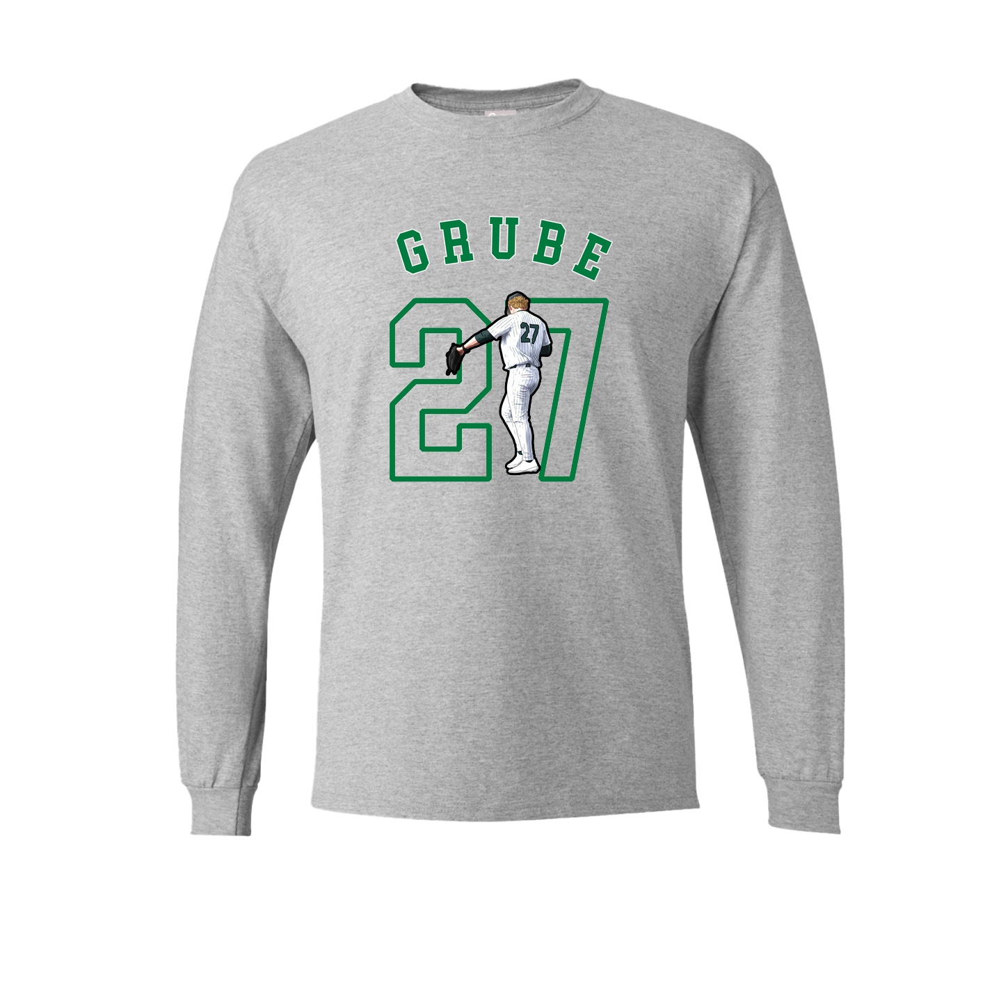 Long Sleeve Tee — Shirsey Arch in Grey