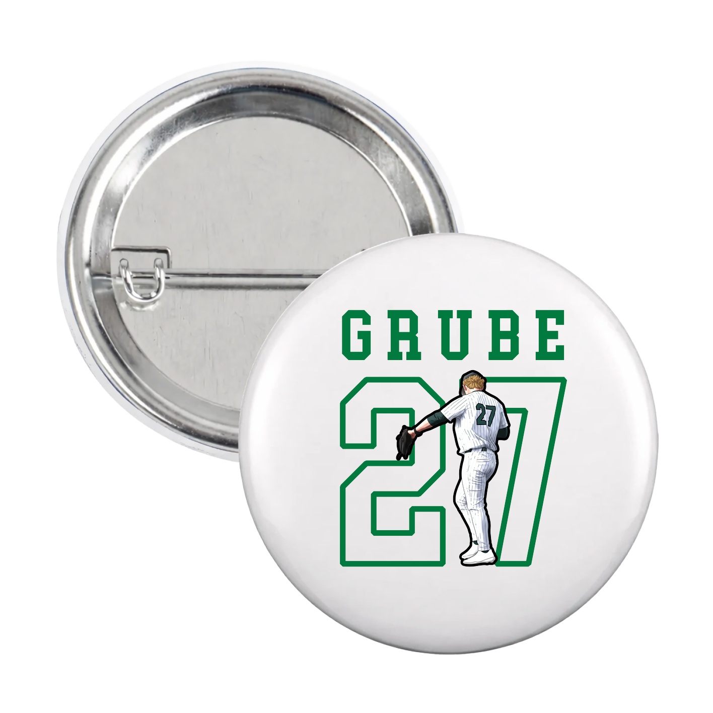 Game Day Button — Shirsey in White