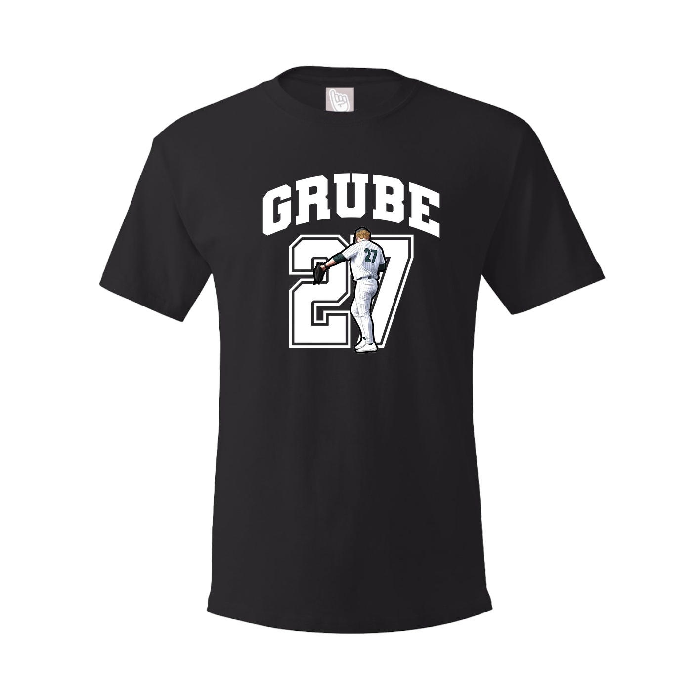 Youth Tee — Number in Black