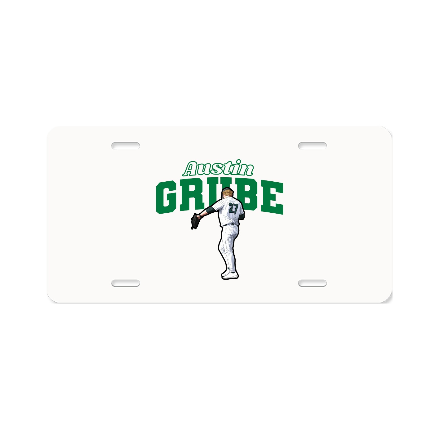 License Plate — Name Arch in Classic