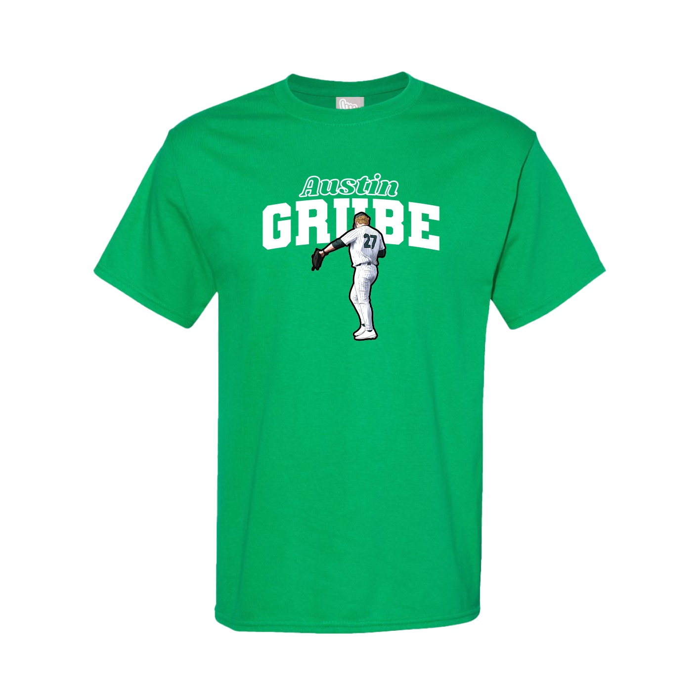 Youth Tee — Name Arch in Green