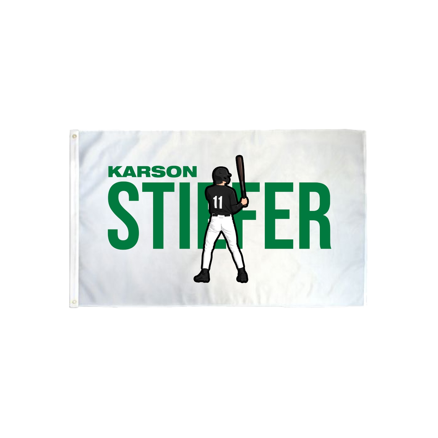 3x5 Flag — Player Name in Classic