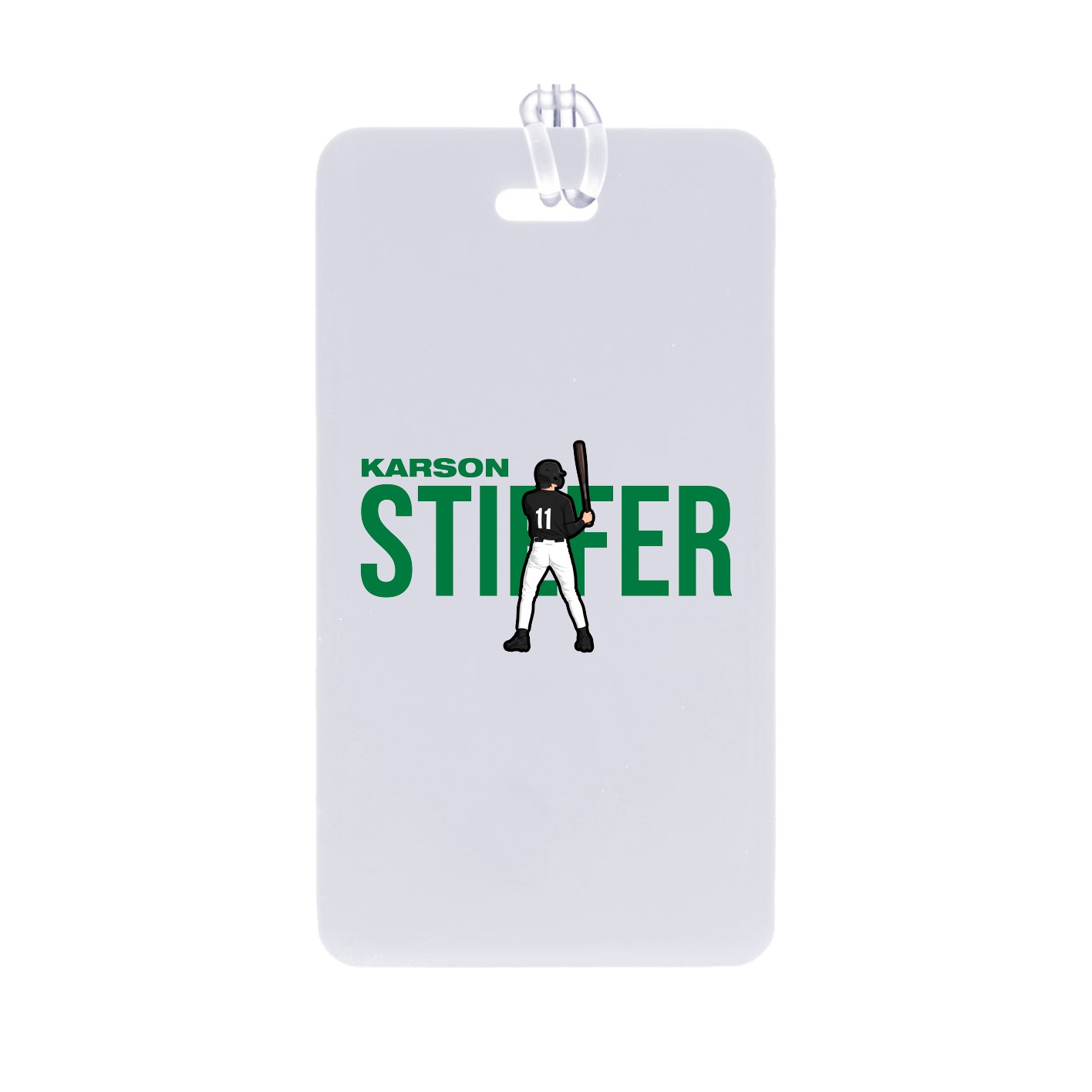 Bag Tag — Player Name in Classic