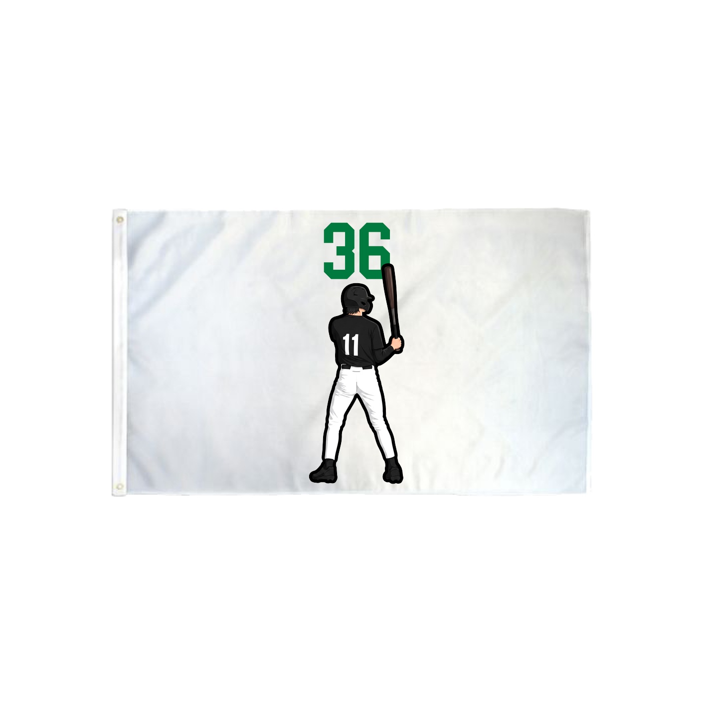 3x5 Flag — Number Top in Classic