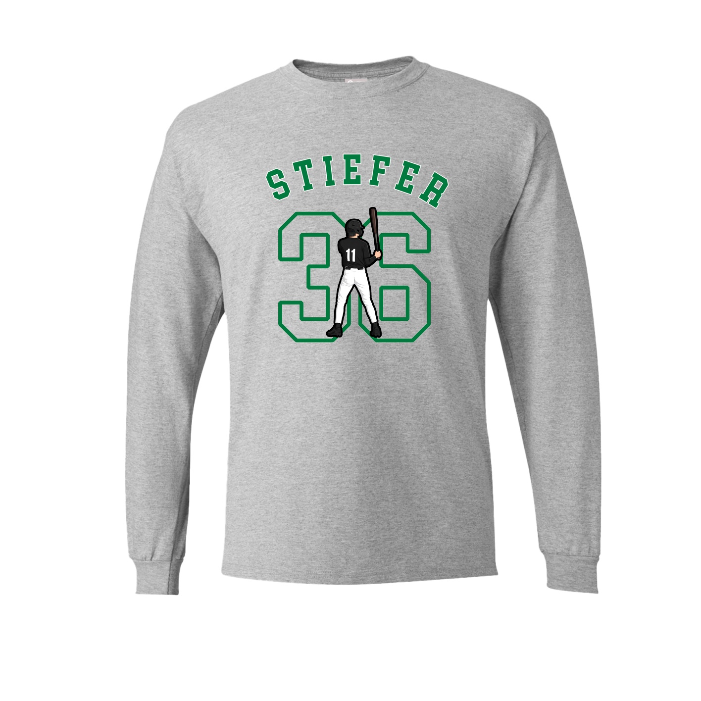 Long Sleeve Tee — Shirsey Arch in Grey