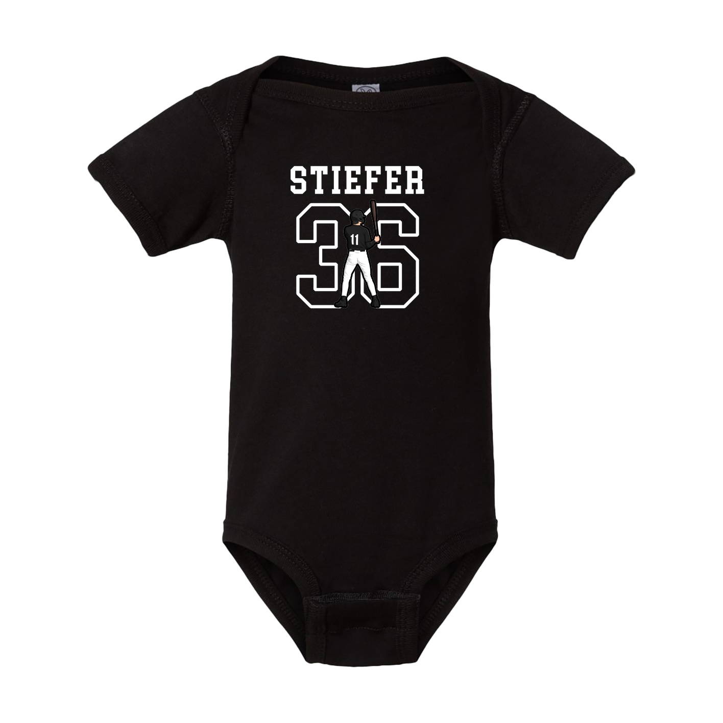 Baby Onesie — Shirsey in Black
