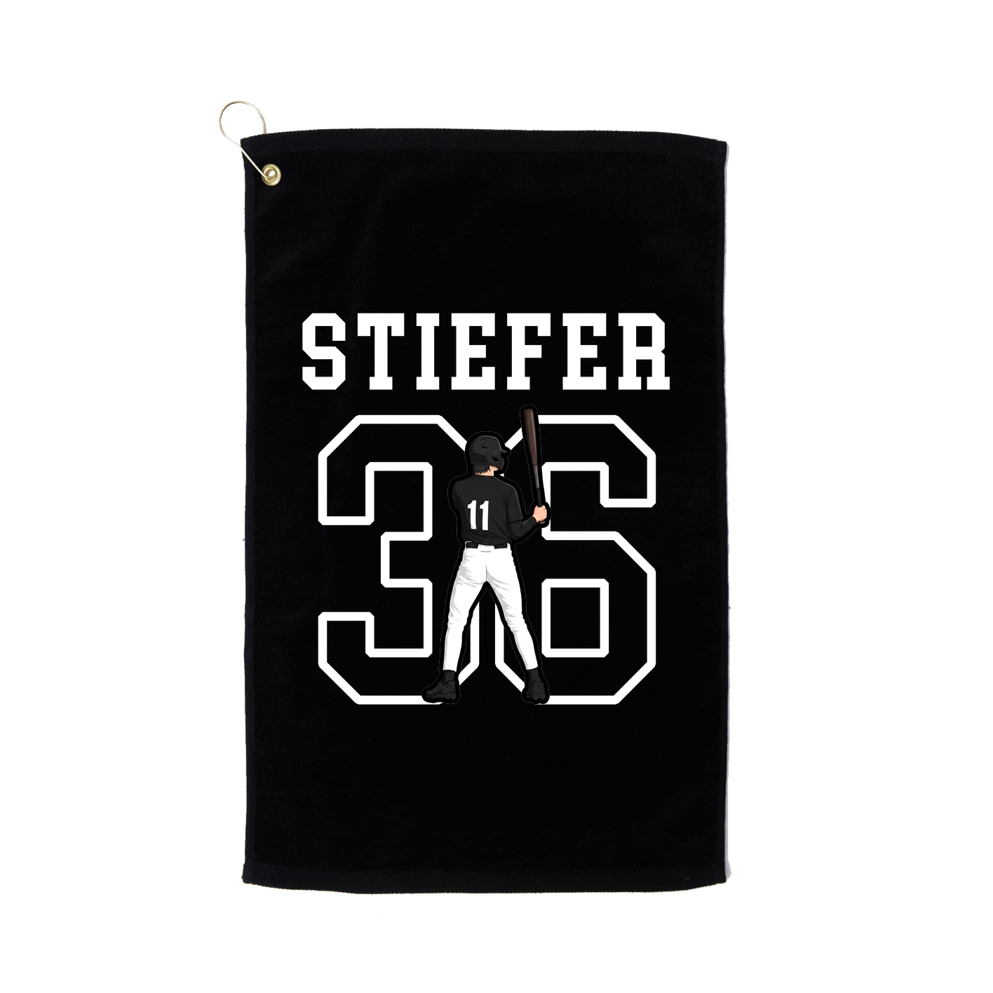 Golf Towel — Shirsey in Black