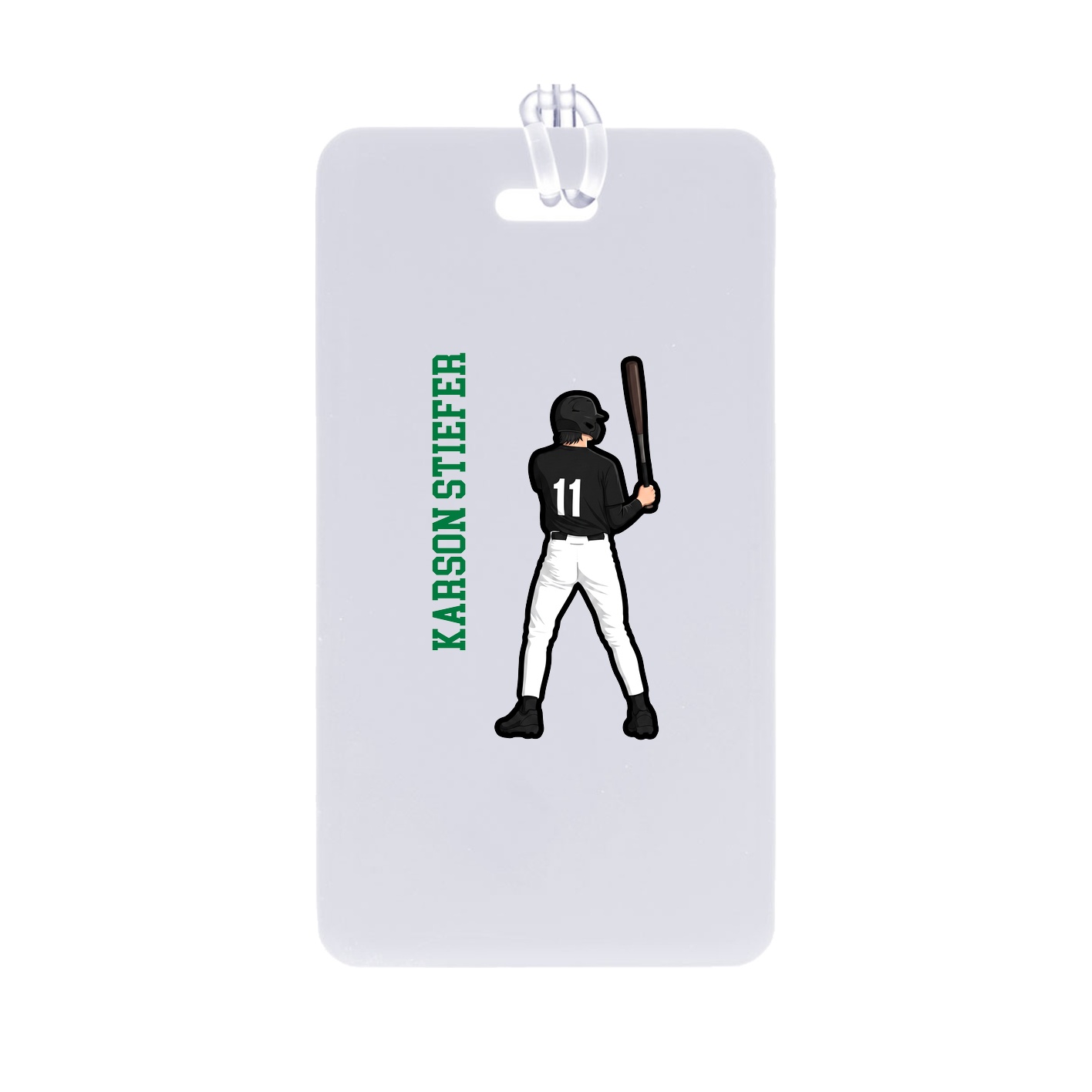 Bag Tag — Name Vertical in Classic