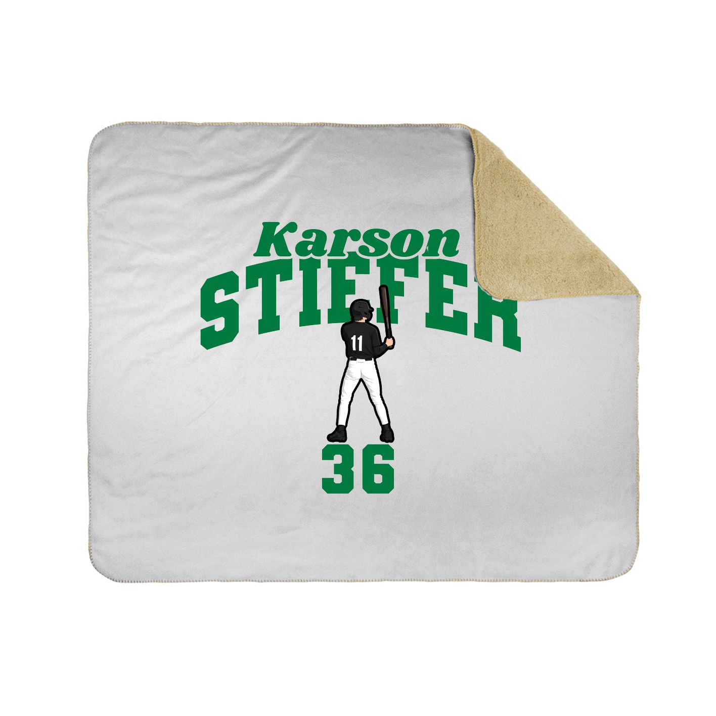 Throw Blanket — Signature Arch in White