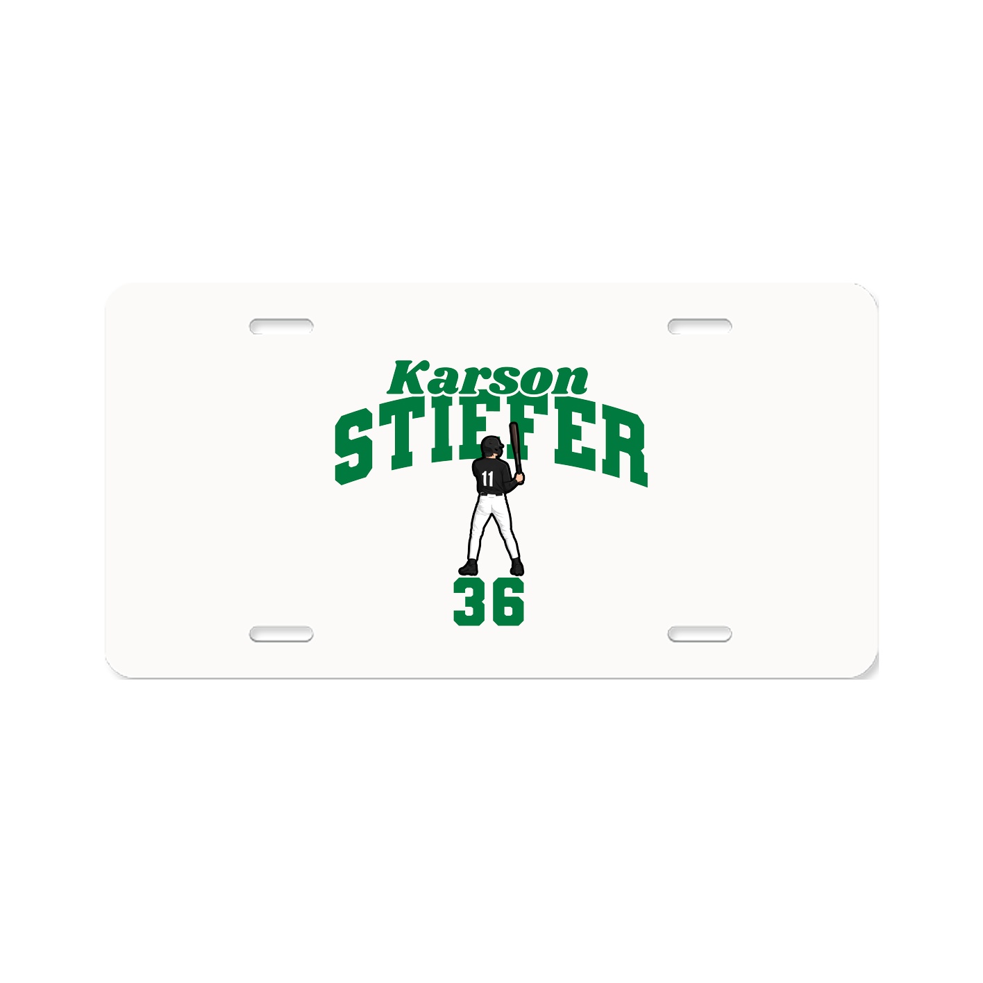 License Plate — Signature Arch in Classic