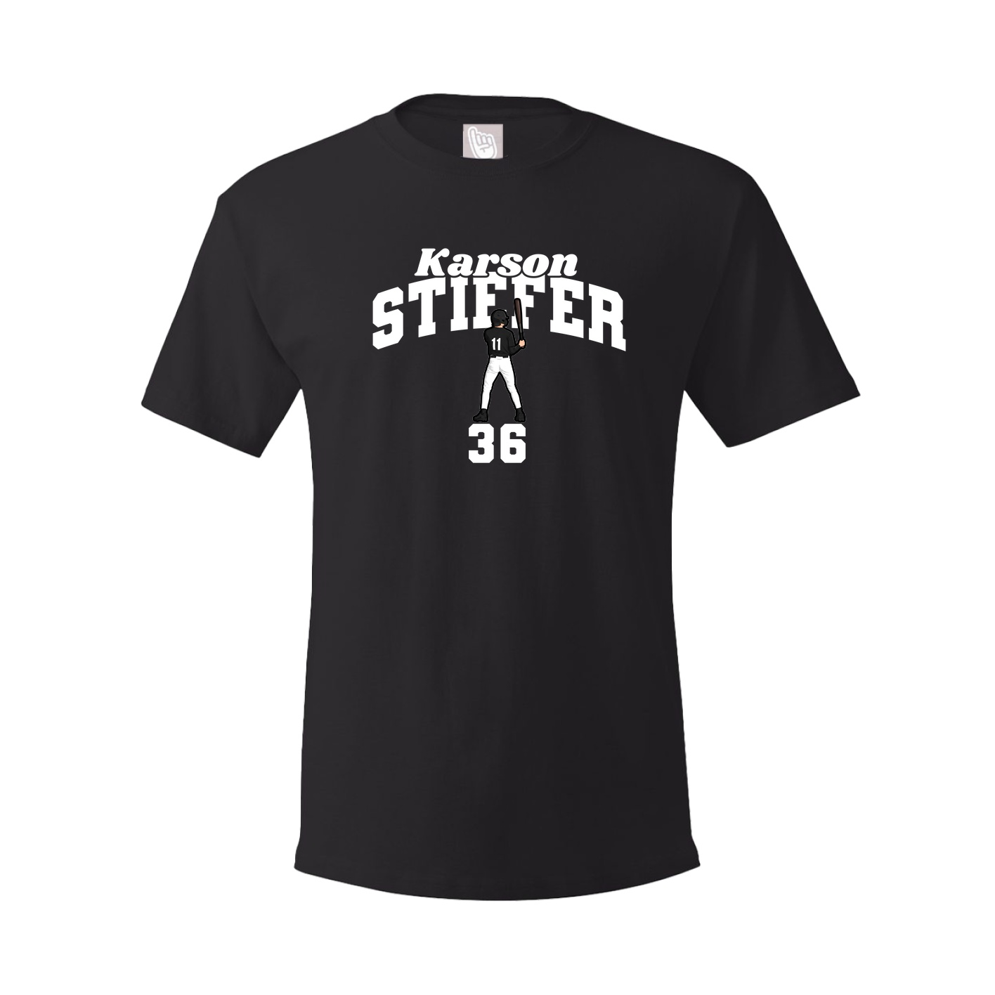 Tee — Signature Arch in Black