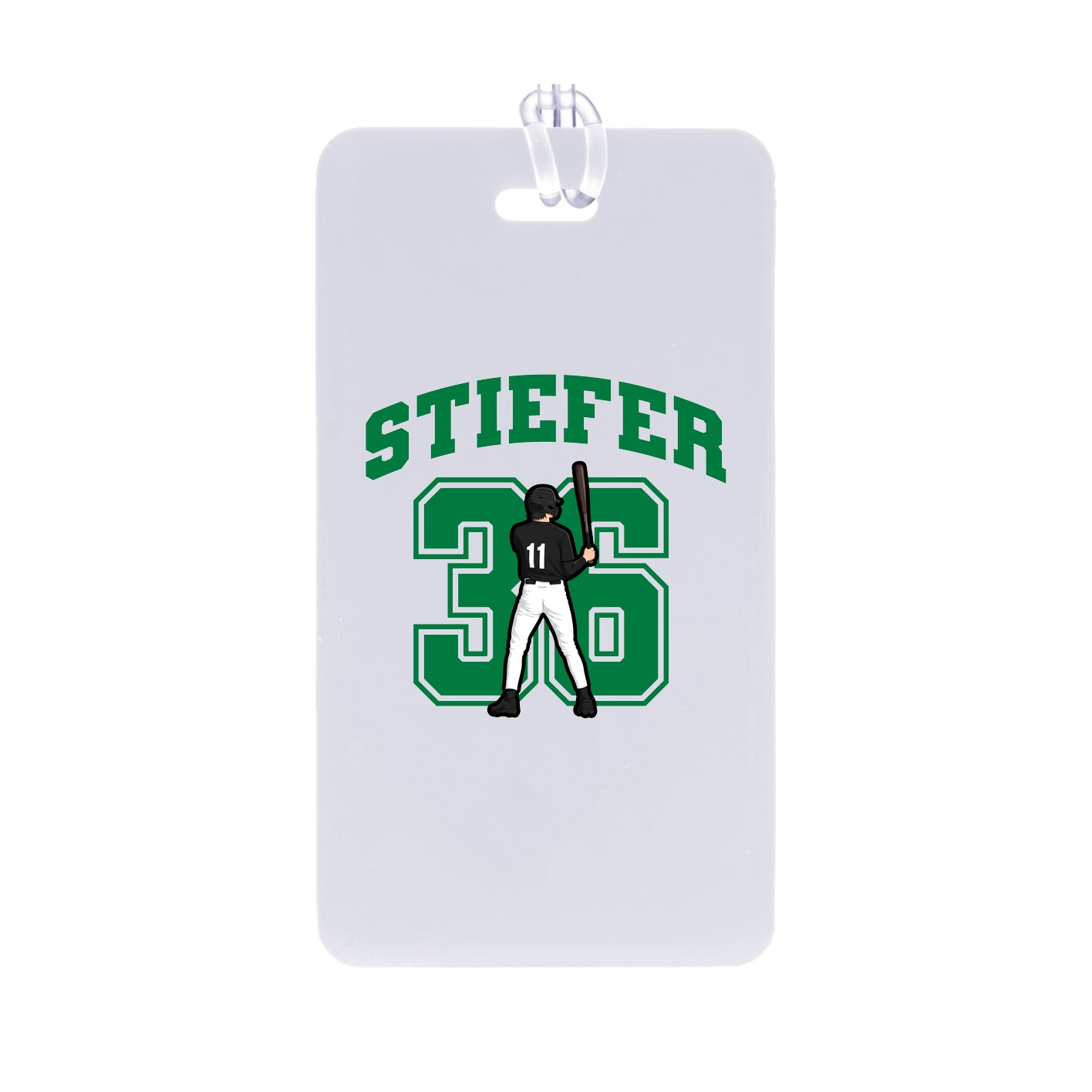 Bag Tag — Number in Classic
