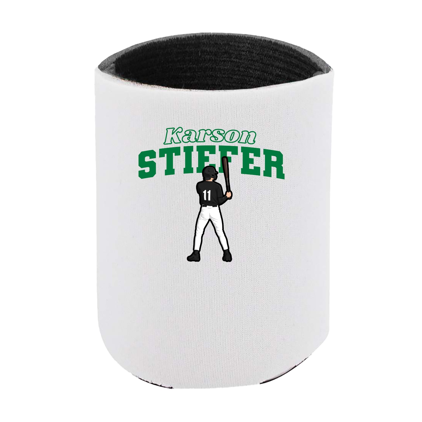 Can Holder — Name Arch in White