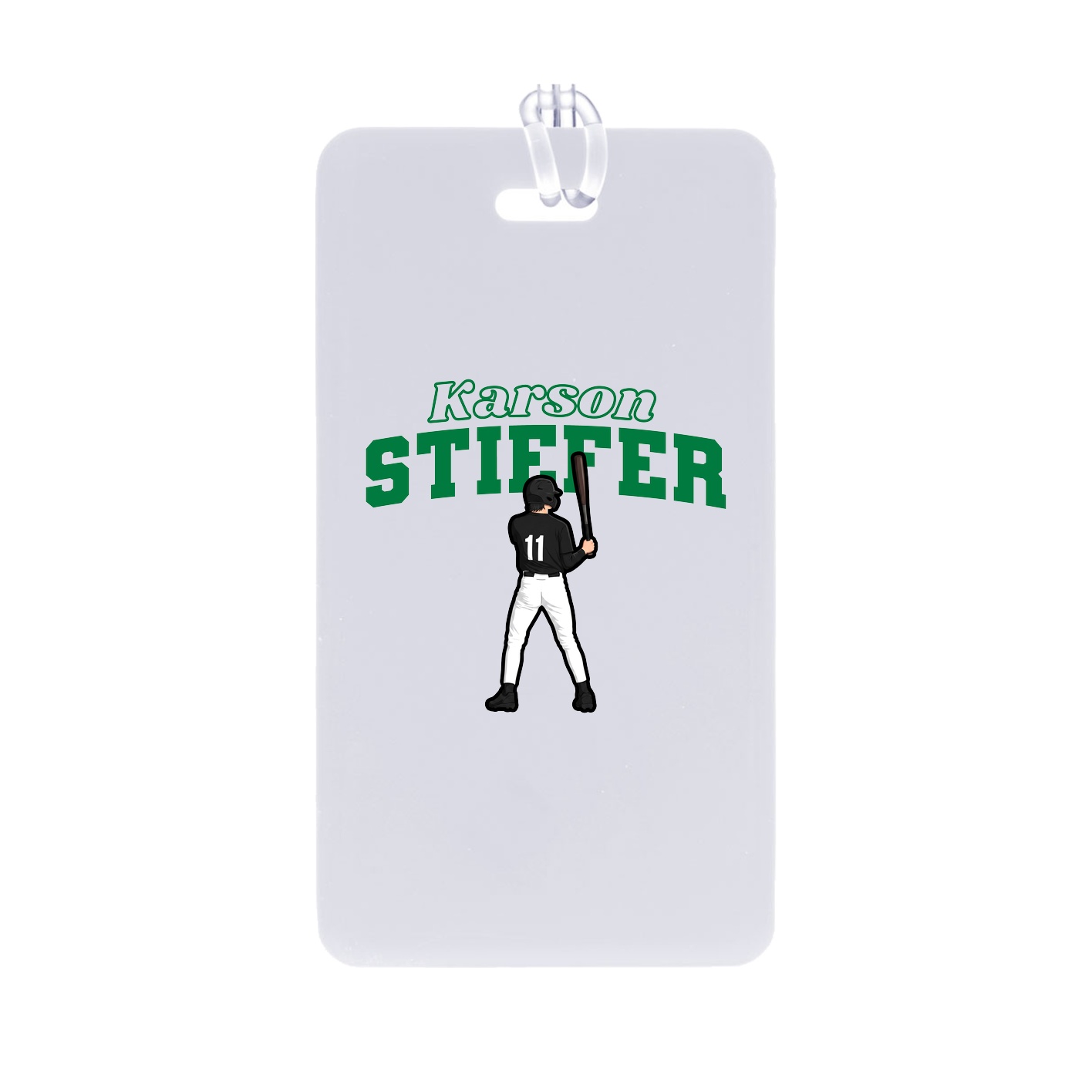 Bag Tag — Name Arch in Classic