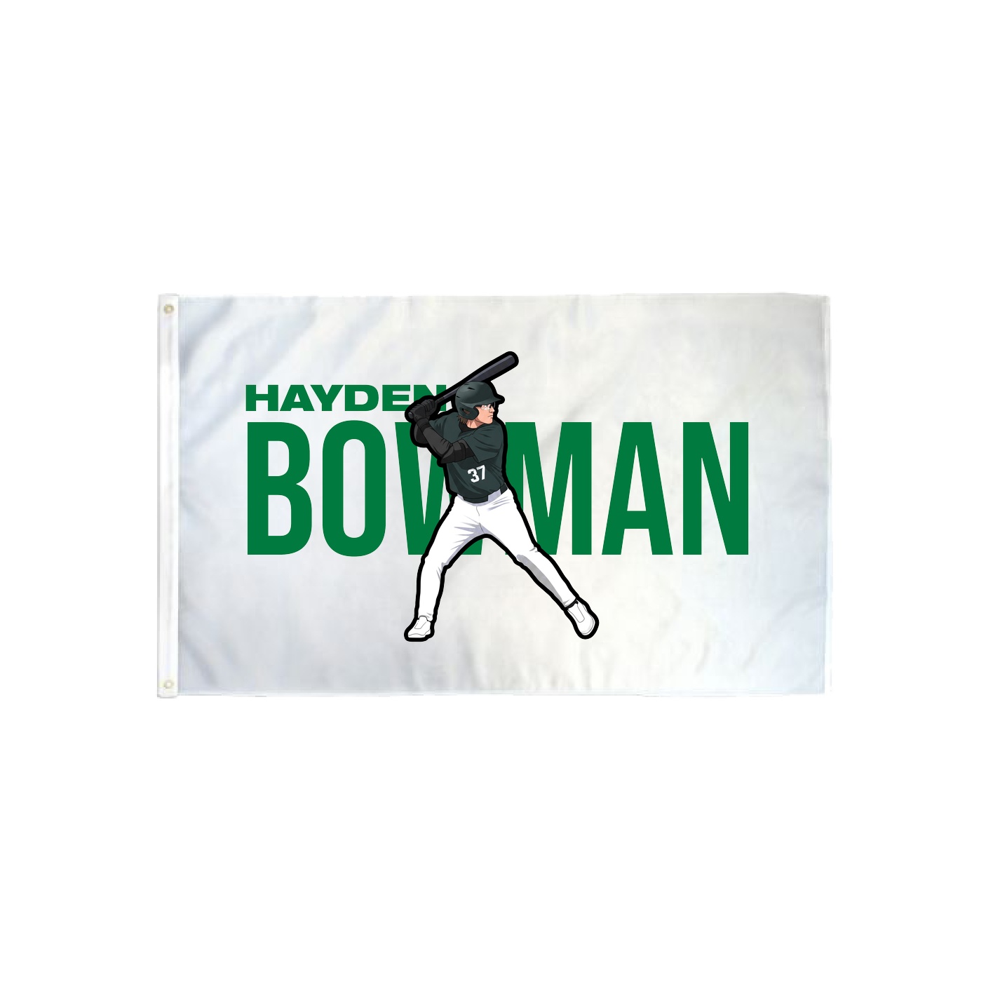 3x5 Flag — Player Name in Classic