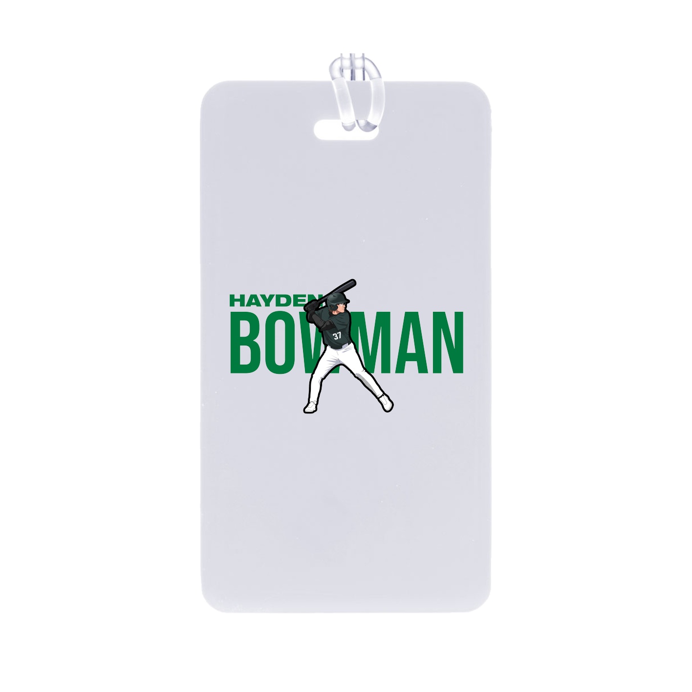 Bag Tag — Player Name in Classic