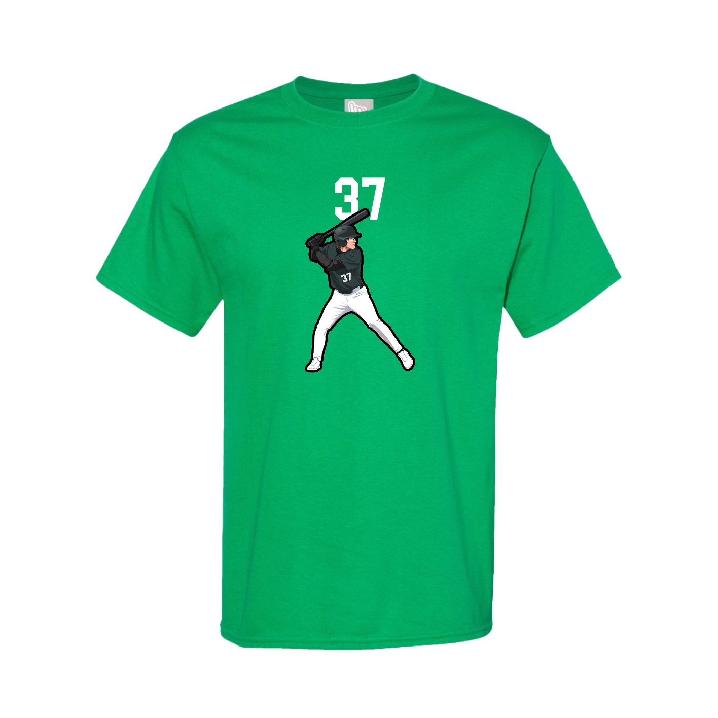 Tee — Number Top in Green
