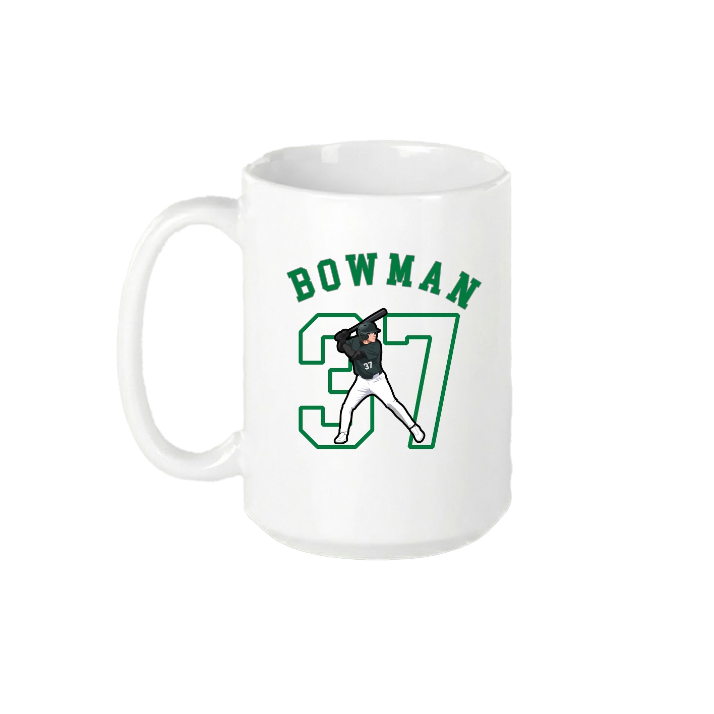 15oz Coffee Mug — Shirsey Arch in White