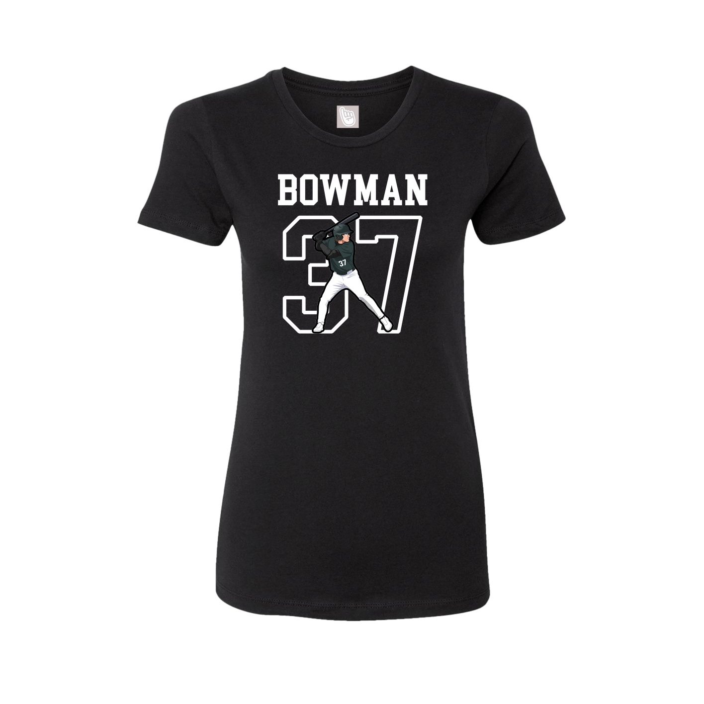 Fitted Women's Tee — Shirsey in Black