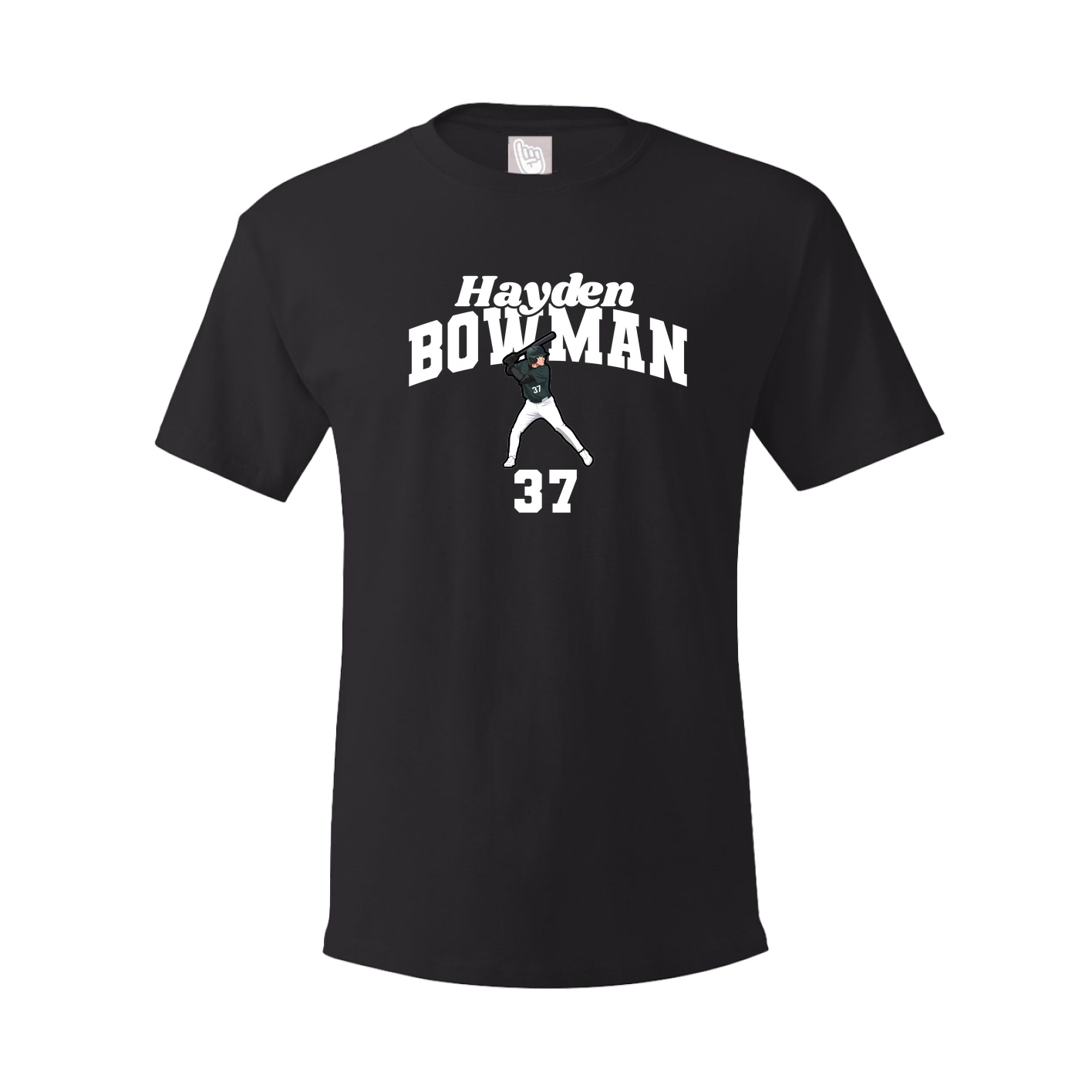 Youth Tee — Signature Arch in Black